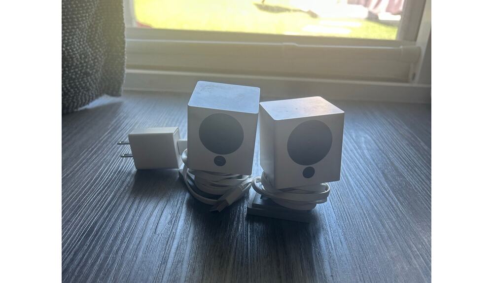 Wyze Cam v2 indoor smart security cameras, 2 cameras